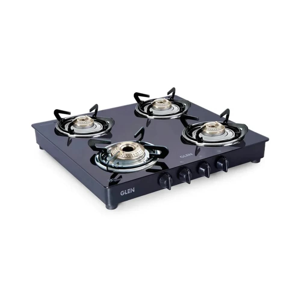 Premium 3-Burner Glass Cooktop | Manual Ignition - Authorized Dealer in Saharanpur