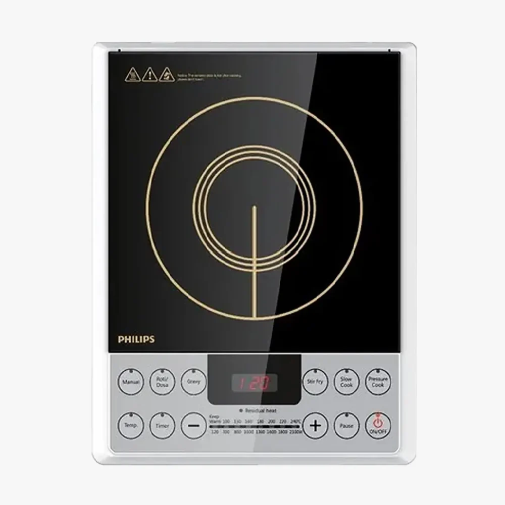 Philips Induction Cooktop Pro | 2100W High Power - Authorized Dealer in Saharanpur